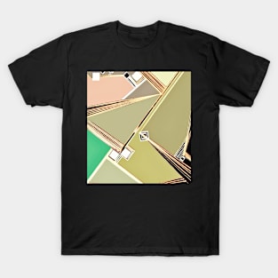 PASTEL GEOMETRIC DESIGN WITH GOLD HIGHLIGHTS ART DECO MOD INSPIRED T-Shirt